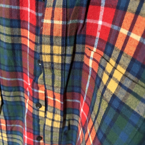 L.L. Bean Men's Multicolor Plaid Shirt | XL - Picture 3 of 5